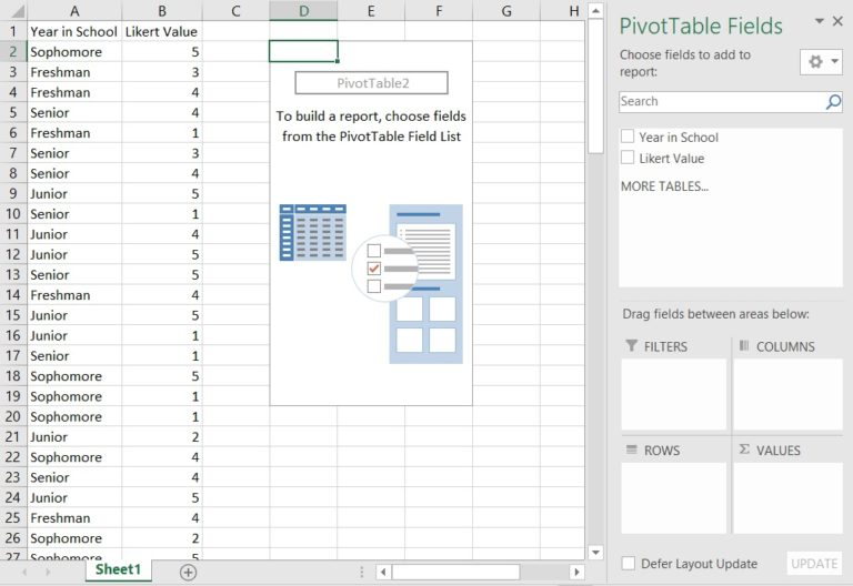 does excel for mac have pivot chart wizard